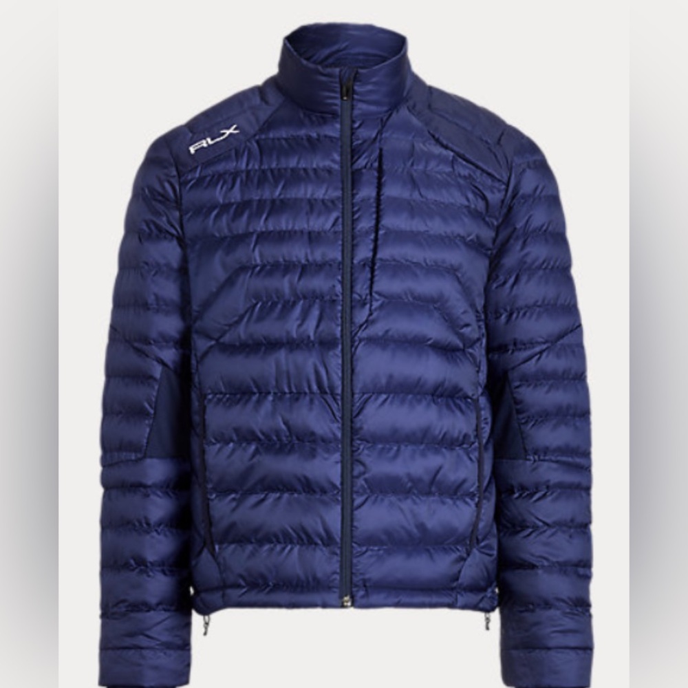 Ralph Lauren RLX Men's Blue Puffer Jacket (Like New)
